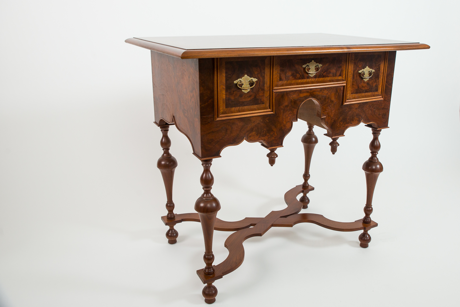 Reproduction William and Mary dressing table.